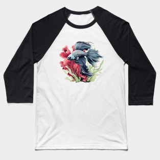 Betta Fish Baseball T-Shirt